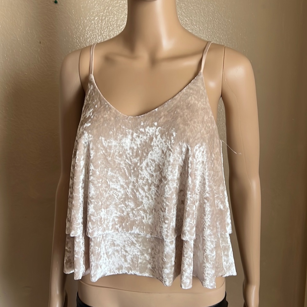 Velvet tank top